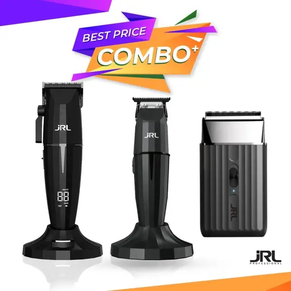 Masina de Tuns + Masina de Contur + Aparat de Ras - Set JRL ONYX