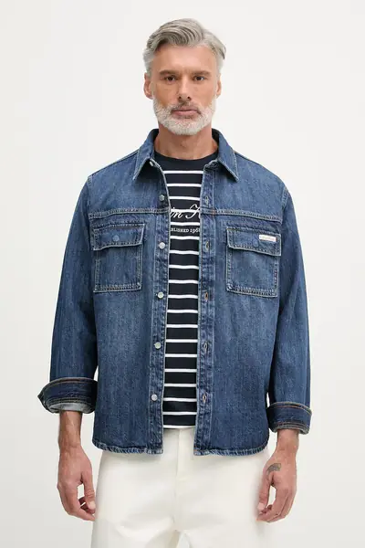Calvin Klein Jeans  cămașă pentru bărbați, din denim