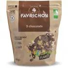 Fulgi Crocanti cu 3 Tipuri de Ciocolata fara Gluten Ecologici/Bio 400g