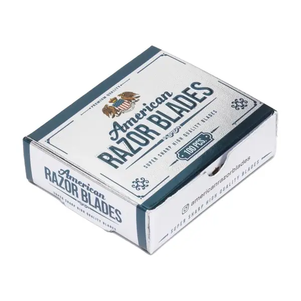 Lame de ras American Razor Blades set jumatati 100buc