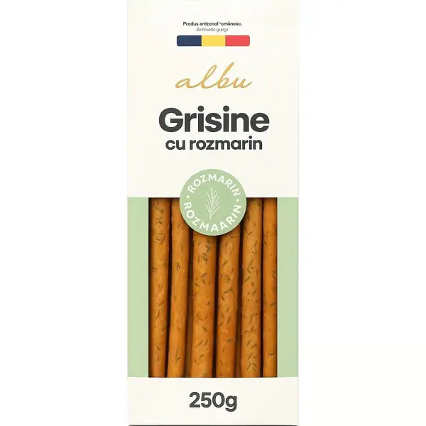 Albu Brezels Grisine cu rozmarin