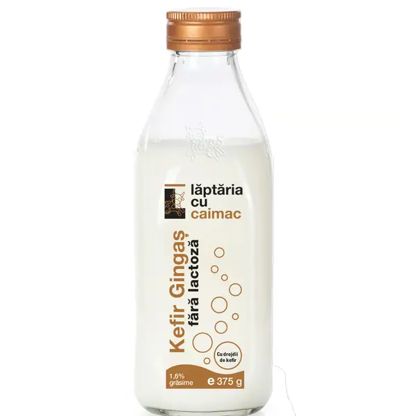 Laptaria cu caimac Kefir gingas fara lactoza