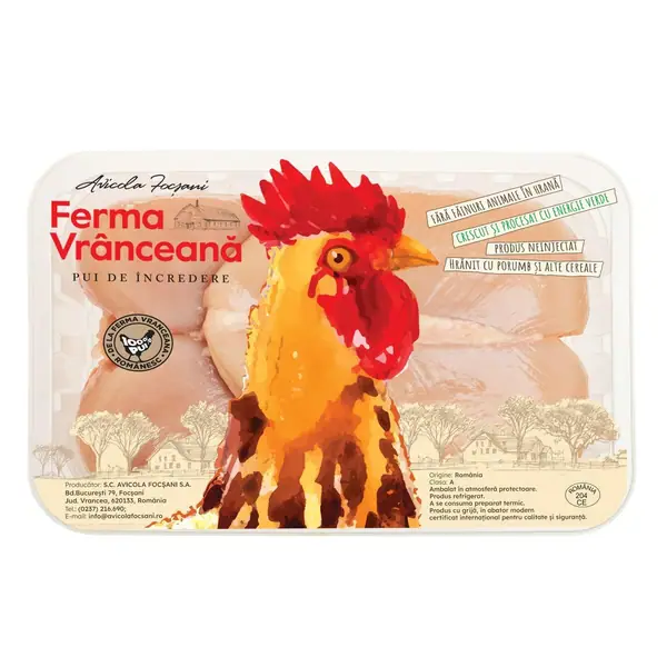 Ferma Vranceana Piept de pui dezosat fara piele