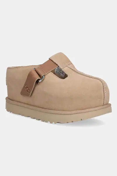 UGG  papuci din piele Goldenstar Hi Clog