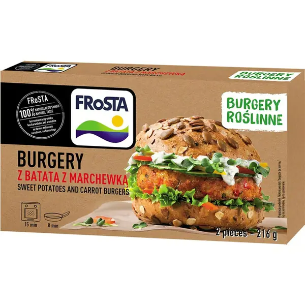Frosta Burger cartof dulce&morcov