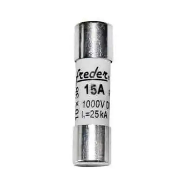 Siguranta cilindrica 1000V 15A, 10x38mm, Freder, 88-8150